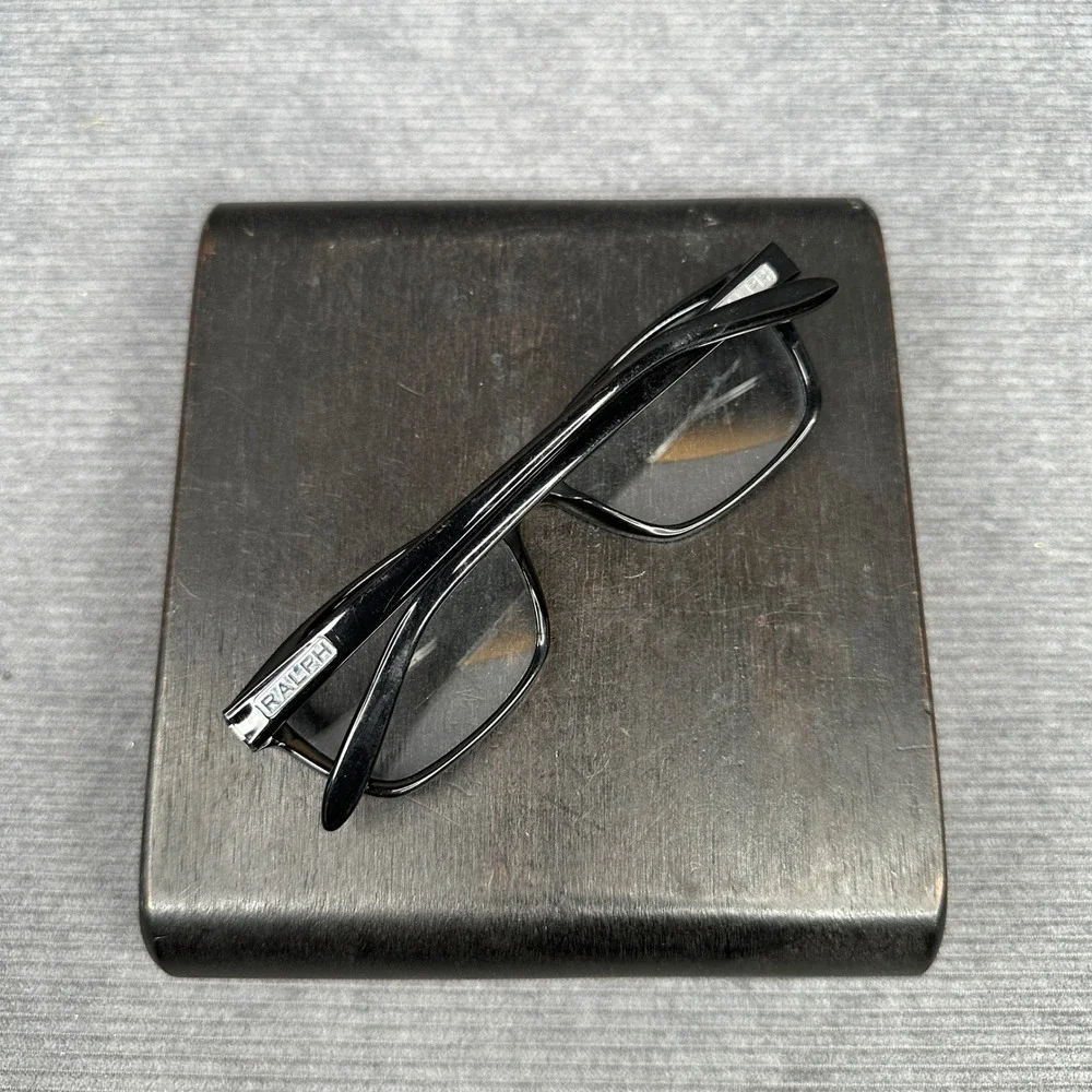Ralph Ralph Lauren RA7039 501 Black Rectangular Y2K Eyeglasses Frames 53-16-135